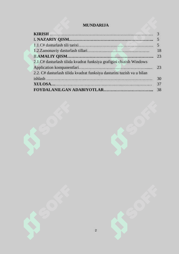 С# dasturlash tilida Kvadrat funksiyaya grafigini chizish dasturini yaratish 2