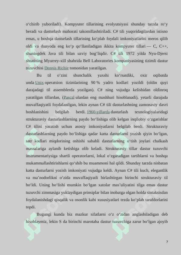 C# dasturlash tilida Fizik masalalarni yechishga doir dastur yaratish 7