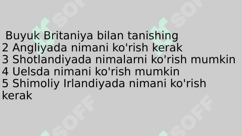 Buyuk Britaniyada dam olish maskanlari 2