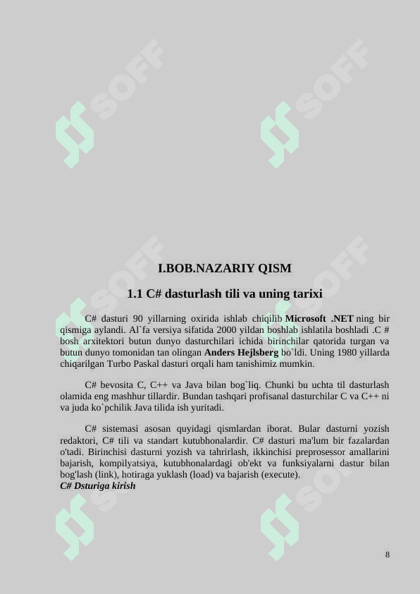 C# dasturlash tilida Ona tili fonetika bo’limi bo’yicha  dastur yaratish 8