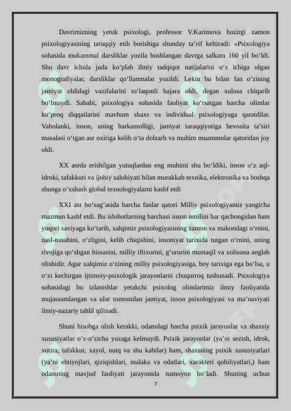 Amaliy psixologiyaning ilmiy asoslari 7