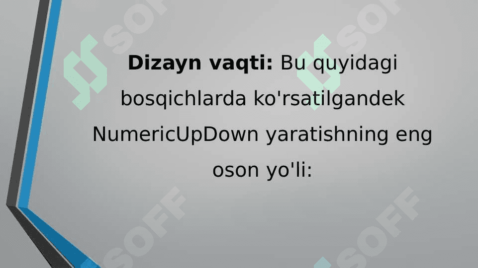 C# dasturlash tilida NumberUpDown komponentasi yordamida dasturlar yaratish 6