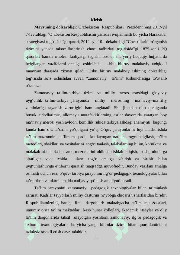 Zamonaviy chet tili o‘qitish metodikasida yozishga o‘rgatish mashqlari tipologiyasi 3