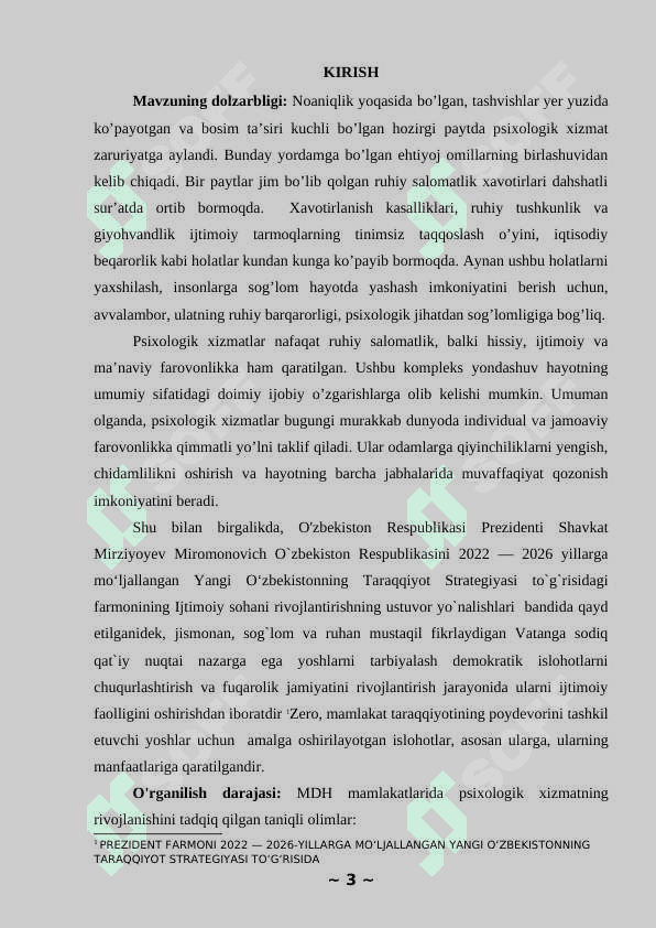 Psixologik xizmatning MDH mamlakatlarida rivojlanishi 3