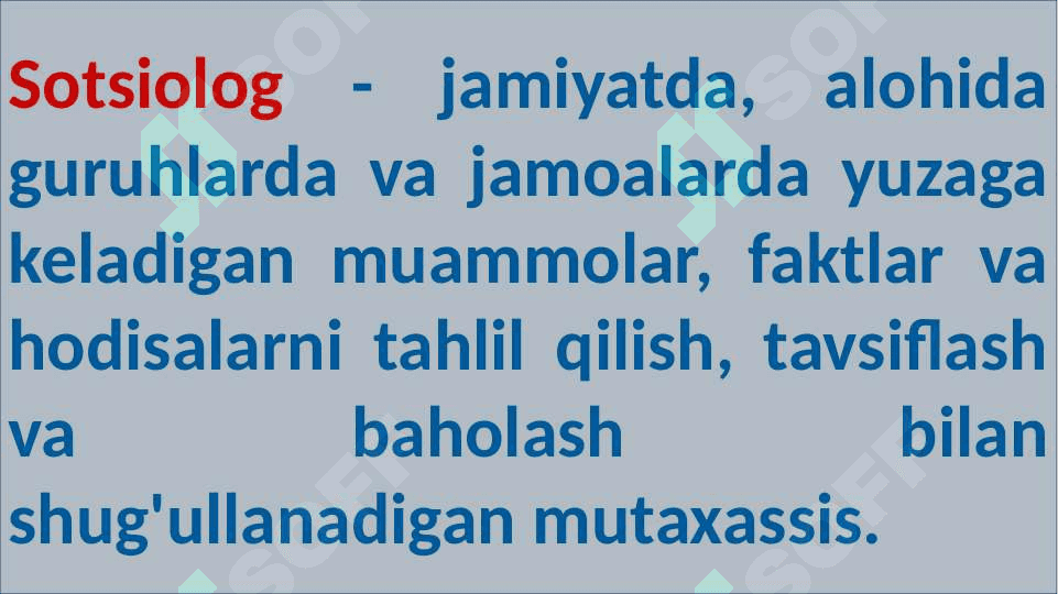 G‘arb sotsiologiyasi vujudga kelishining g‘oyaviy-nazariy va ijtimoiy-iqtisodiy zaminiari 4