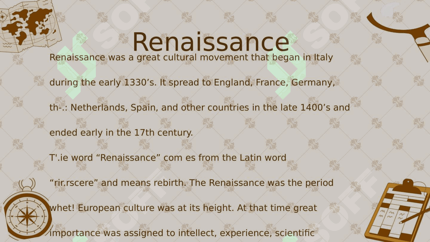 Renaissance in English literature 3