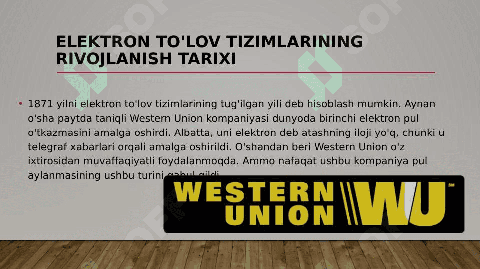 Internet tolov tizimlari va ularning ishlash texnologiyalari. 3
