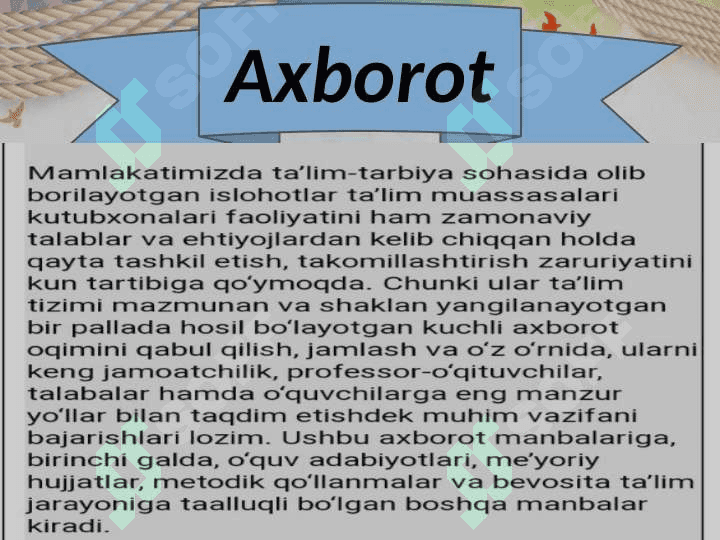 Boʻlajak oʻqituvchilarda axborot madaniyatini shakllantirish 3