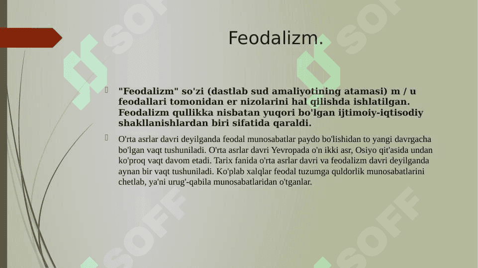 Vizantiyada feodal munosabatlarning vujudga krlishi va shakllanishi. 7