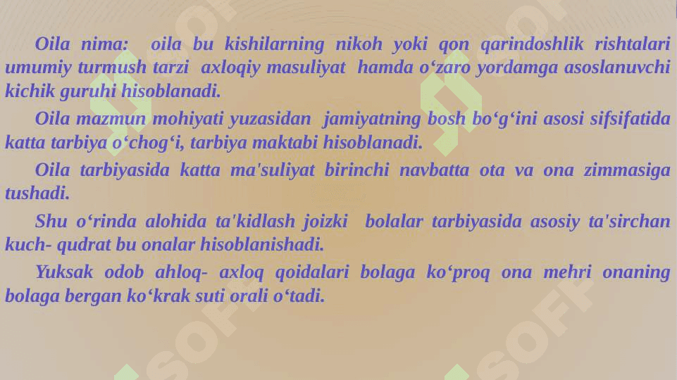 Oila tarbiyasi mazmuni va mohiyati 3