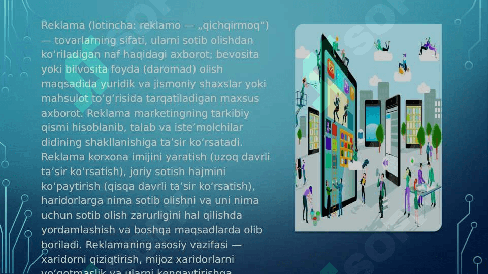 Reklamaning ijtimoiy mazmun-mohiyati 3