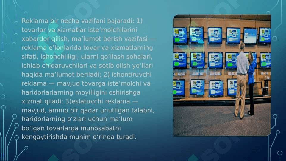 Reklamaning ijtimoiy mazmun-mohiyati 4