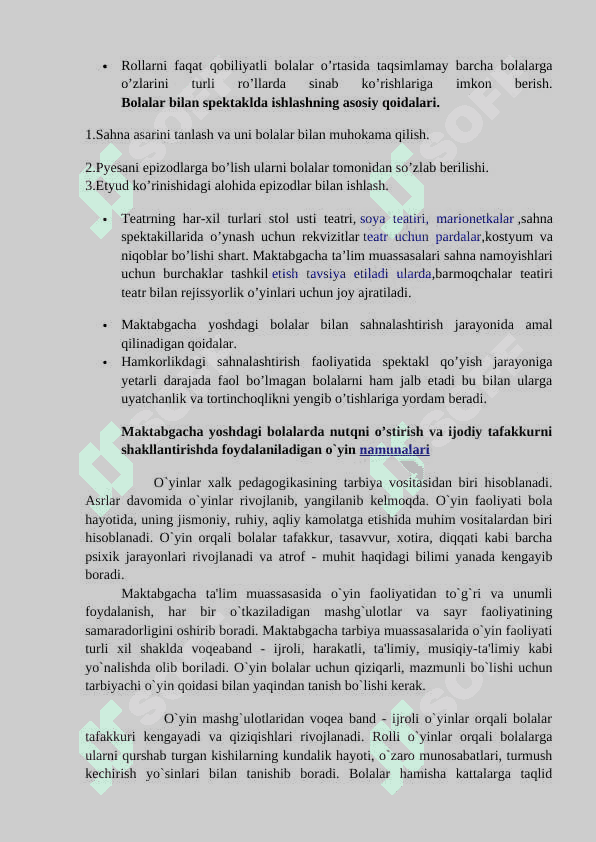 Bolalarni sahnalashtirish va ijodiy faoliyatga oʻrgatish 3