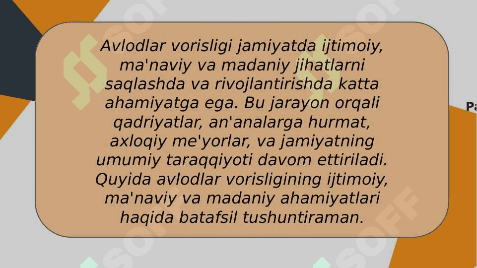 Xalq tarbiyasi va avlodlar vorisligi 3