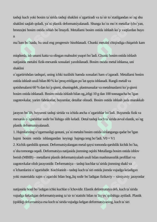 Metall ishlab chiqarish texnologiyasining asoslari 4