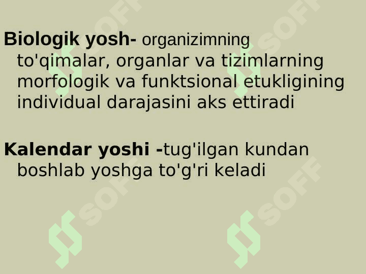 Bolalar va o’smirlar o’sishi va rivojlanishining umumiy qonuniyatlari 7
