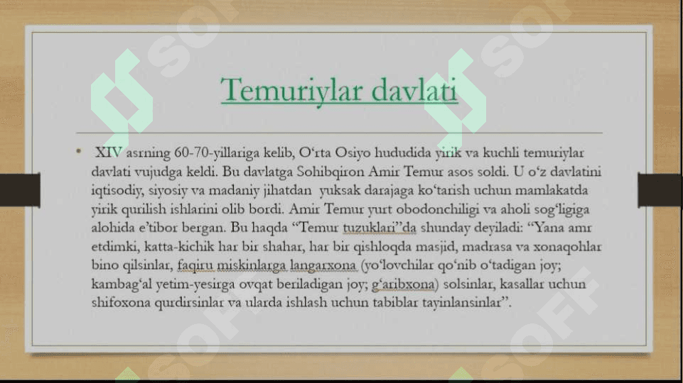Amir Temur va Temuriylar davrida taniqli tabiblar faoliyati 3