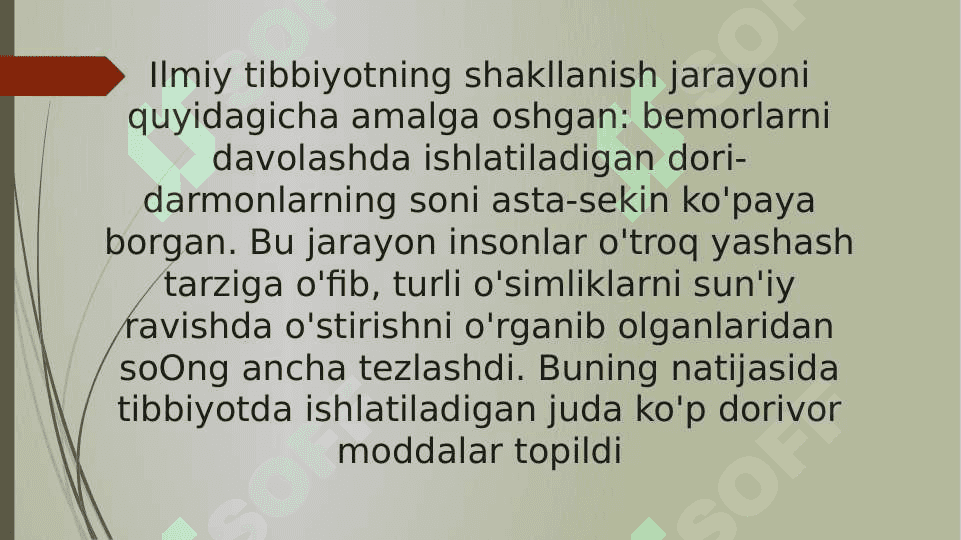 Ilmiy tibbiyotning rivojlanish tarixi 4
