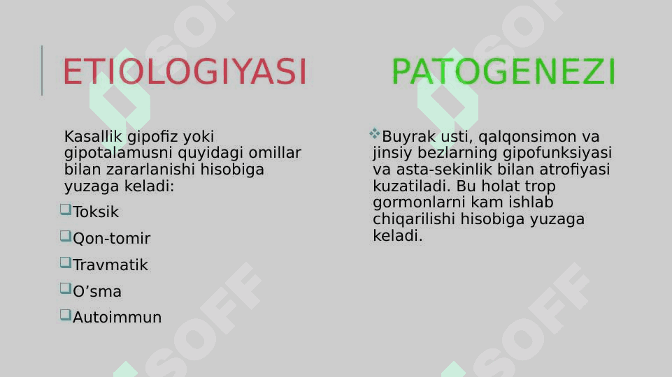 Simonds kasalligi 3