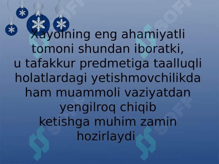 Xayol haqida tushuncha va uning inson psixik faoliyatidagi roli 4