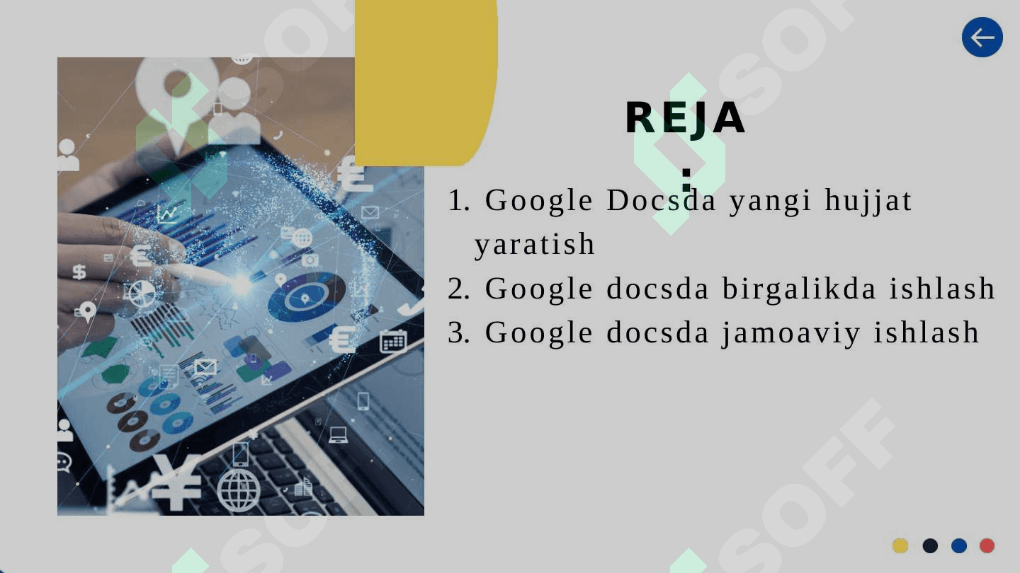 Google docs bilan ishlash 2
