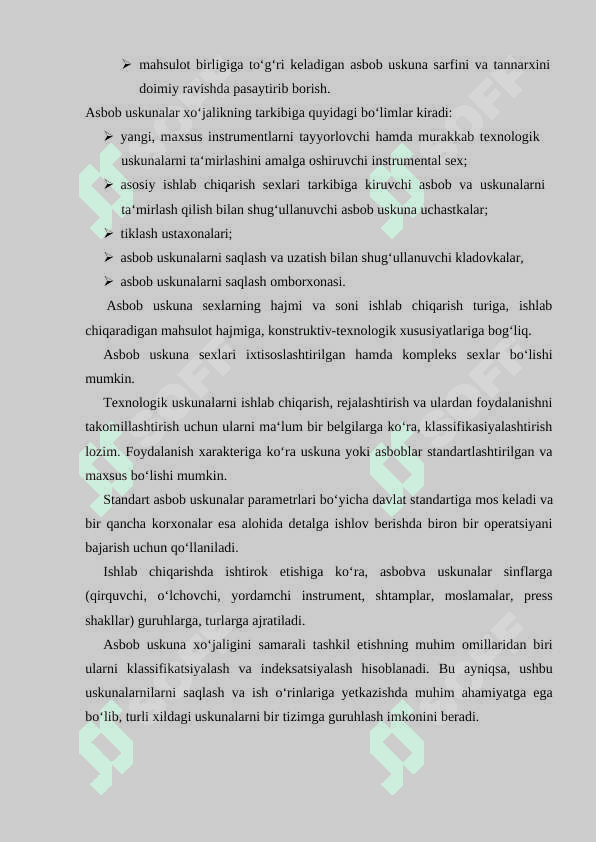 KORXONADA ASBOB USKUNA XO’JALIGINI TASHKIL ETISH 2