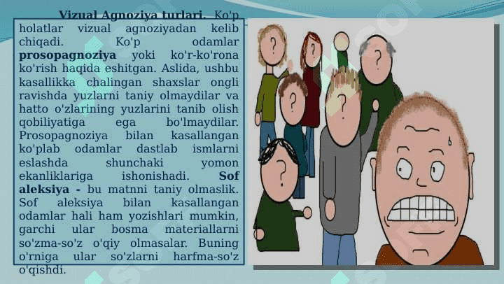 AGNOZIYA HOLATIGA UCHRAGAN SHAXSLARNING RUHIYATI 4