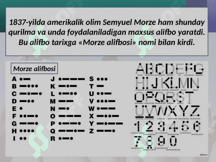 Aloqa vositalarining ixtiro etilishi 4