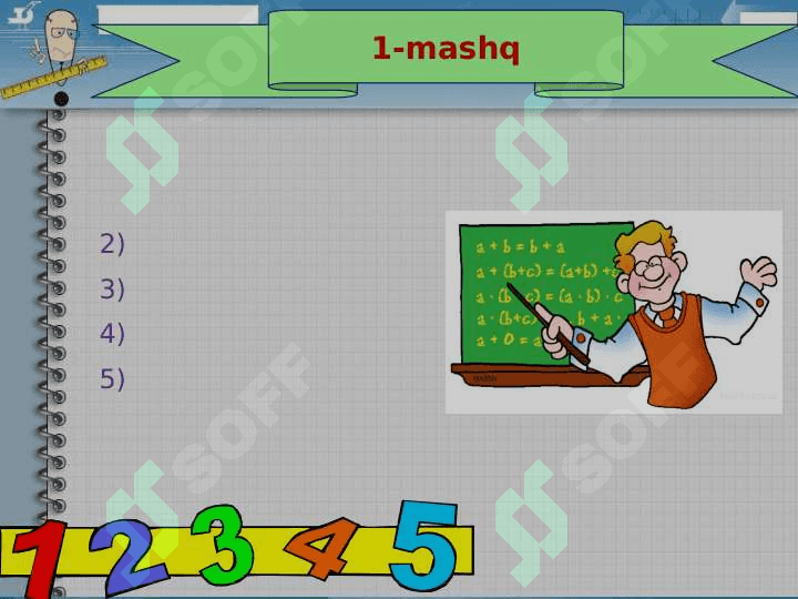 Algebraik kasrlarni umumiy maxrajga keltirish 3
