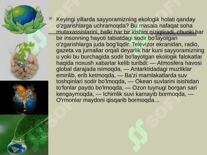 Ekologiya va atrof-muhit 2