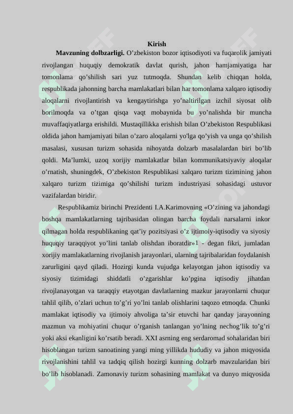 Xalqaro iqtisodiy tashkilotlar va global iqtisodiy barqarorlik. 2