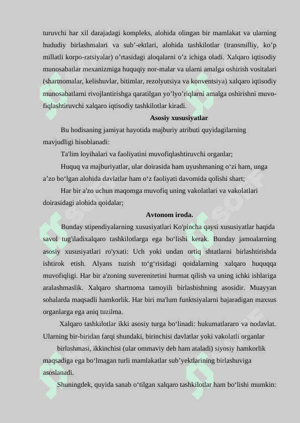 Xalqaro iqtisodiy tashkilotlar va global iqtisodiy barqarorlik. 5