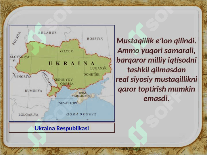 1991 – 2017-yillarda Ukraina, Belarus va Moldova respublikalari 3