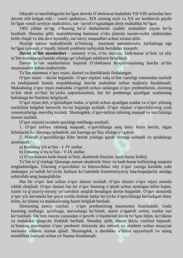 Ta’lim mazmuni 2