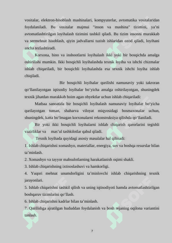 Elektron hujjat  tizimini ishlab chiqish chora tadbirlari 7