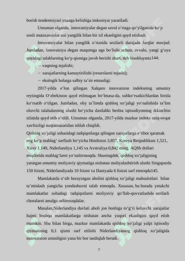 Investitsiya strategiyalarining muvaffaqiyatli amalga oshirilishi 7
