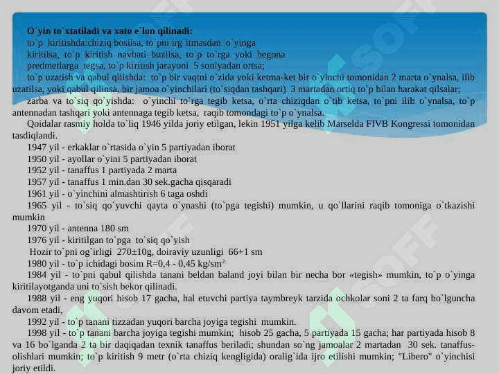 To'pni pastdan o'yinga kiritish va qabul qilish texnikasini o'rganish 3