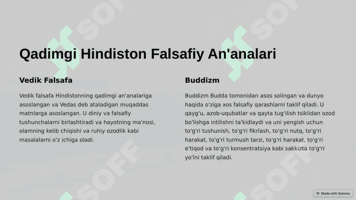 Sharq Falsafiy An'analarining Boyligi 2