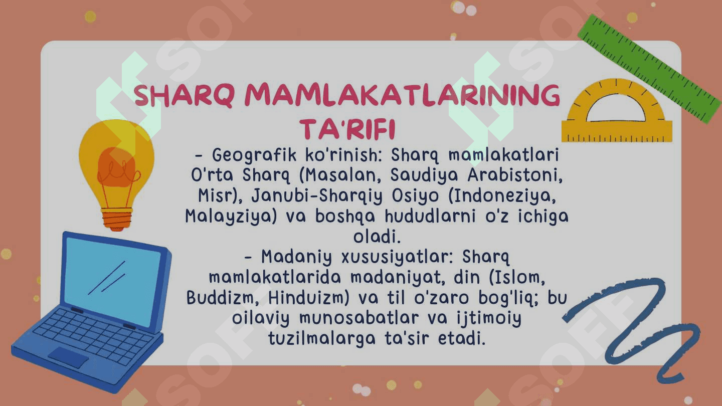 Sharq mamlakatlarida oilaviy munosabatlar 4