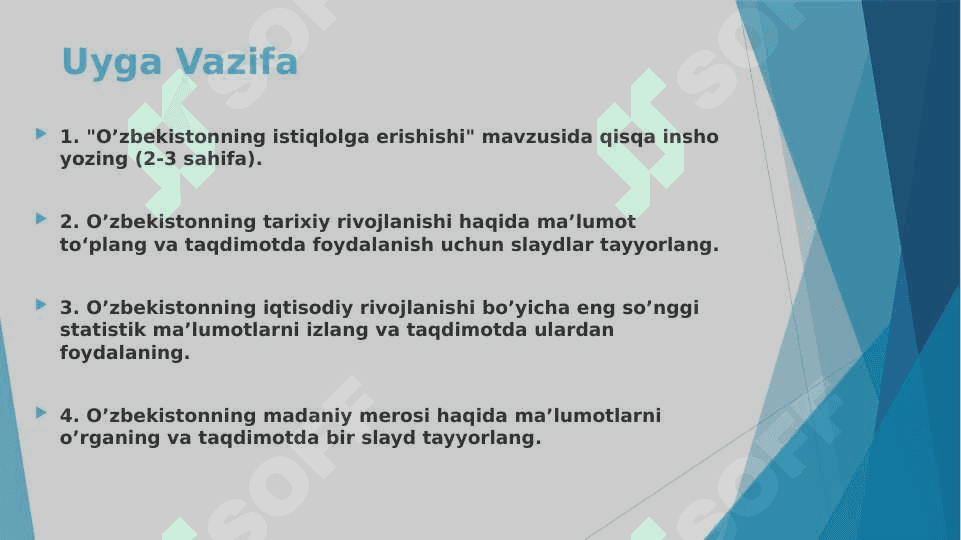 O'zbekistonning o'ziga xos istiqlol va taraqqiyot yo'li 6