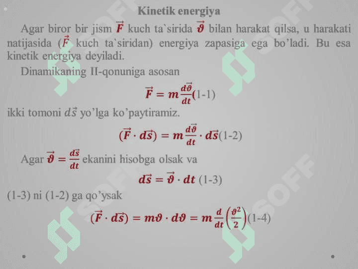 Energiyaning saqlanish qonunlari 3