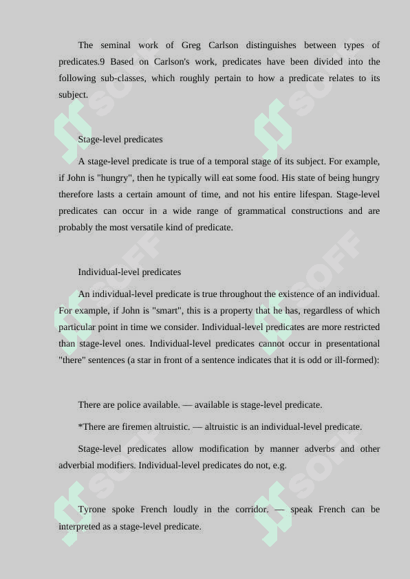 Concept of primary and secondary predication 5