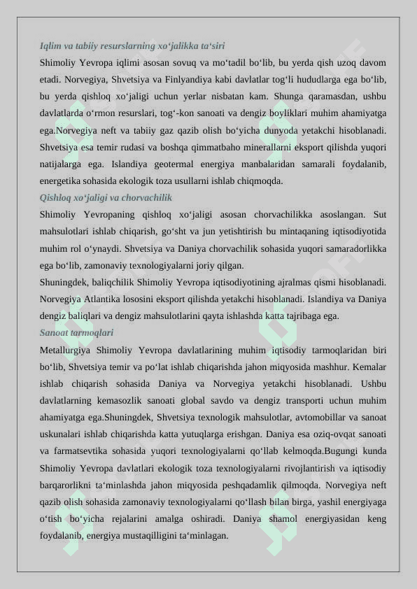 Shimoliy Yevropa xalqlari xoʻjaligi va madaniyati 5