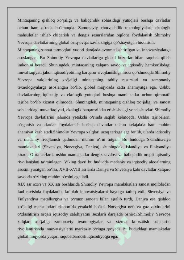 Shimoliy Yevropa xalqlari xoʻjaligi va madaniyati 6