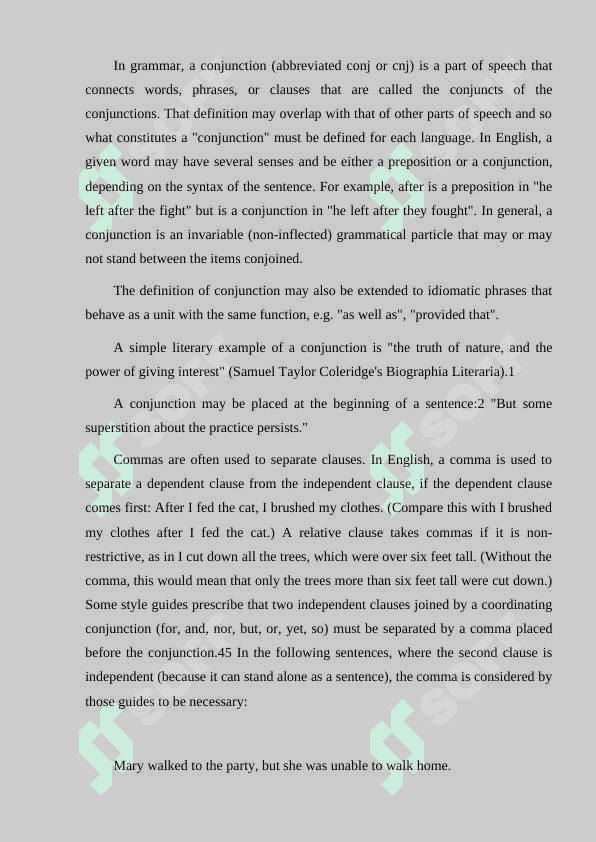 Conjunctions (coordinated clause subordinated clause) 2