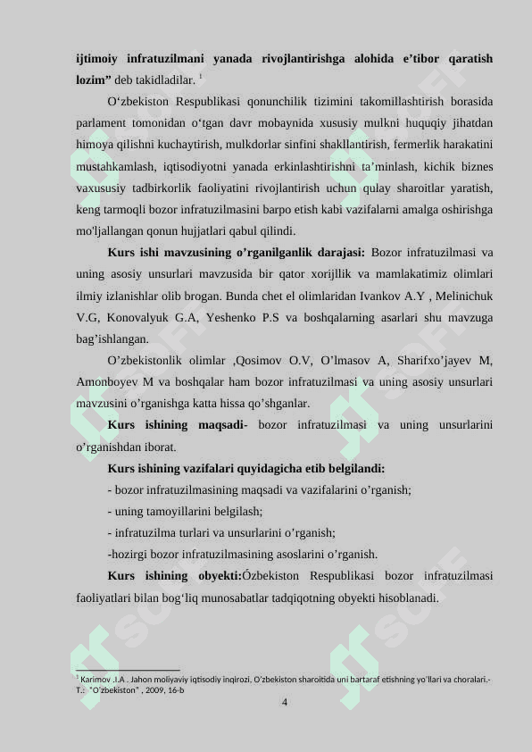 Bozor infratuzilmasi va uning asosiy unsurlari 4