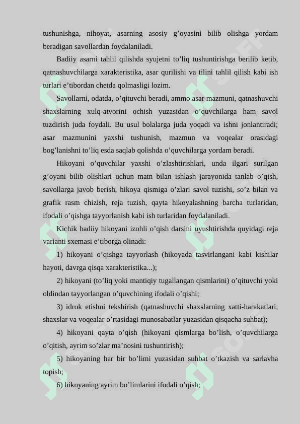 O’qish darslarida hikoya o’qish  uslubiyati 1-sinf 4