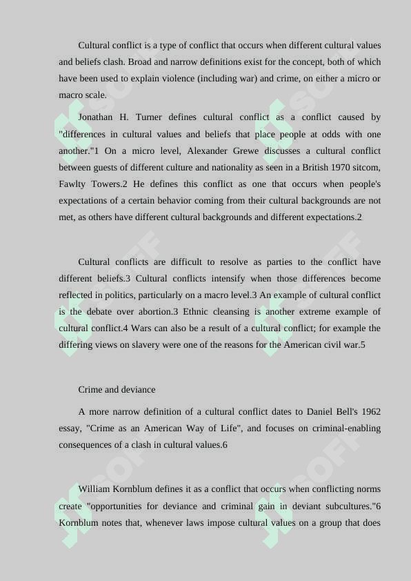 Dealing with culture clashes 2