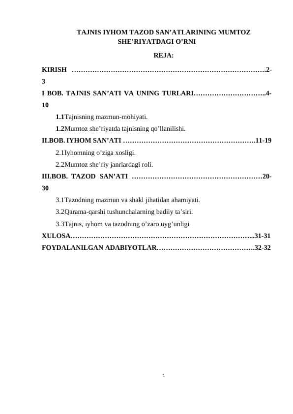 TAJNIS IYHOM TAZOD kurs ishi