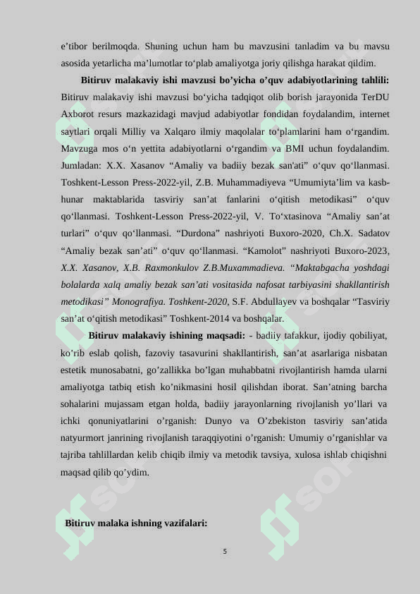 “GULLAR” MAVZUSIDA NATУURMОRT KОMPОZITSIУASINI ISHLASH METОDIKASI 5